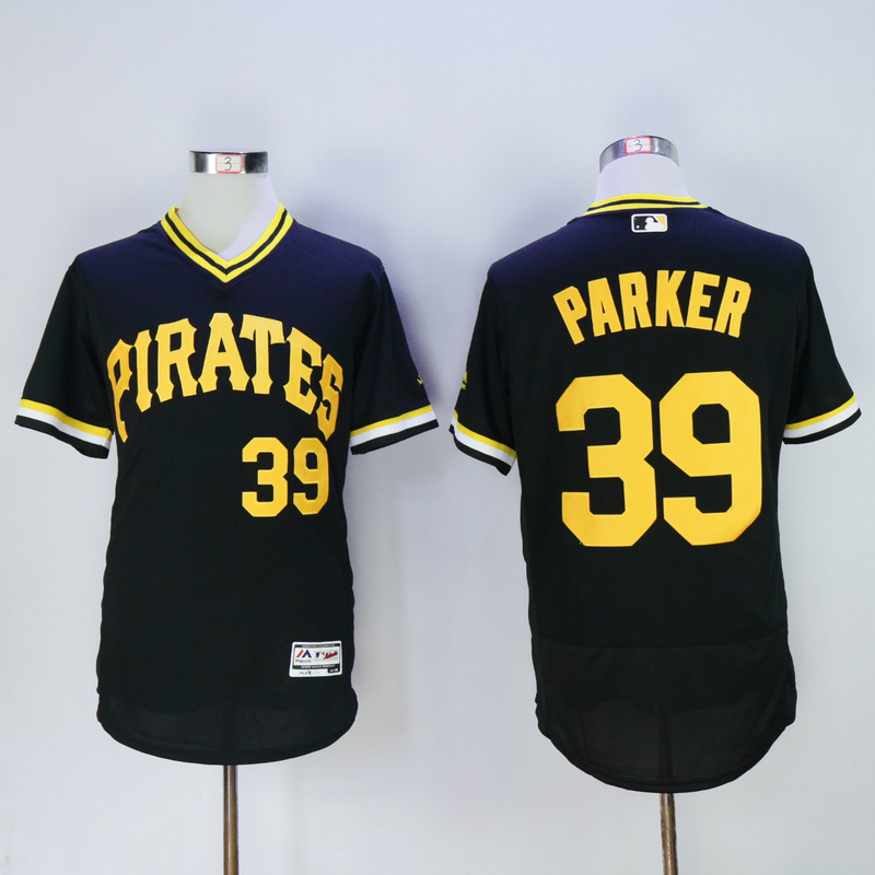 Men Pittsburgh Pirates 39 Parker Black Elite MLB Jerseys